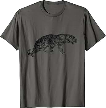 Amazon.com: Wild Leopard Print T-Shirt : Clothing, Shoes